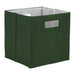 Polyester Cube Solid Hunter Green Square 13 x 13 x 13
