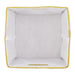 Polyester Cube Solid  Lemongrass Square 13 x 13 x 13
