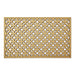 Gold Painted Double Ring Rubber Doormat
