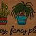 Hey There Fancy Plants Doormat