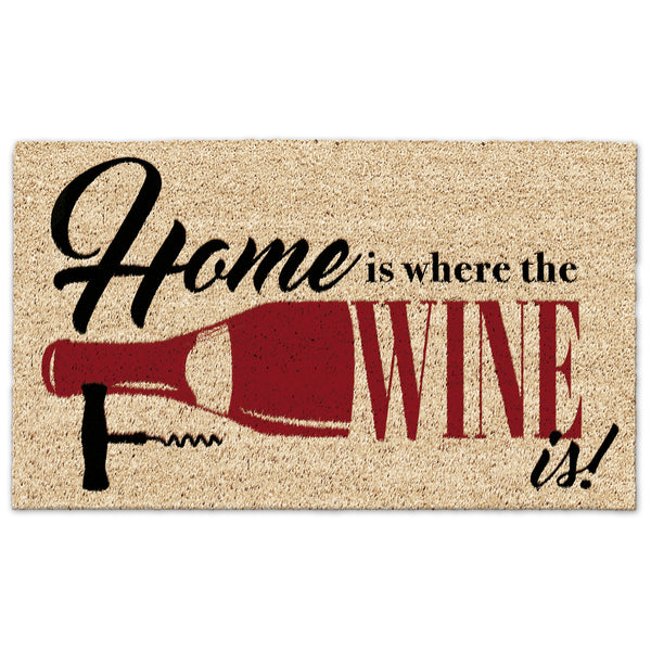 Home Is Where The Wine Is Doormat