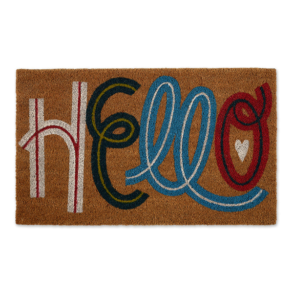 Hello Art Doormat