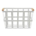 White Urban Modern Metal Basket Set of 3
