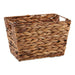 Dark Brown Water Hyacinth Basket Set of 3