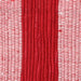 Red/White Stripe Rag Rug 2X3 Ft