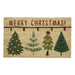 Merry Christmas Trees Doormat