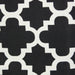 Lattice Black Rectangle Small Polyester Bin