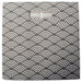 Polyester Cube Waves Gray Square 11 x 11 x 11
