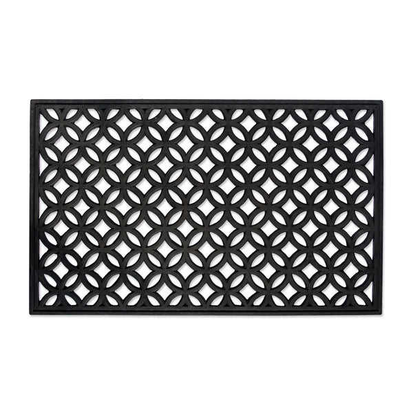 Lattice Rubber Doormat – Welcome Home by DII