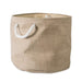 Polyester Bin Variegated Taupe Round Large 15 x 16 x 16