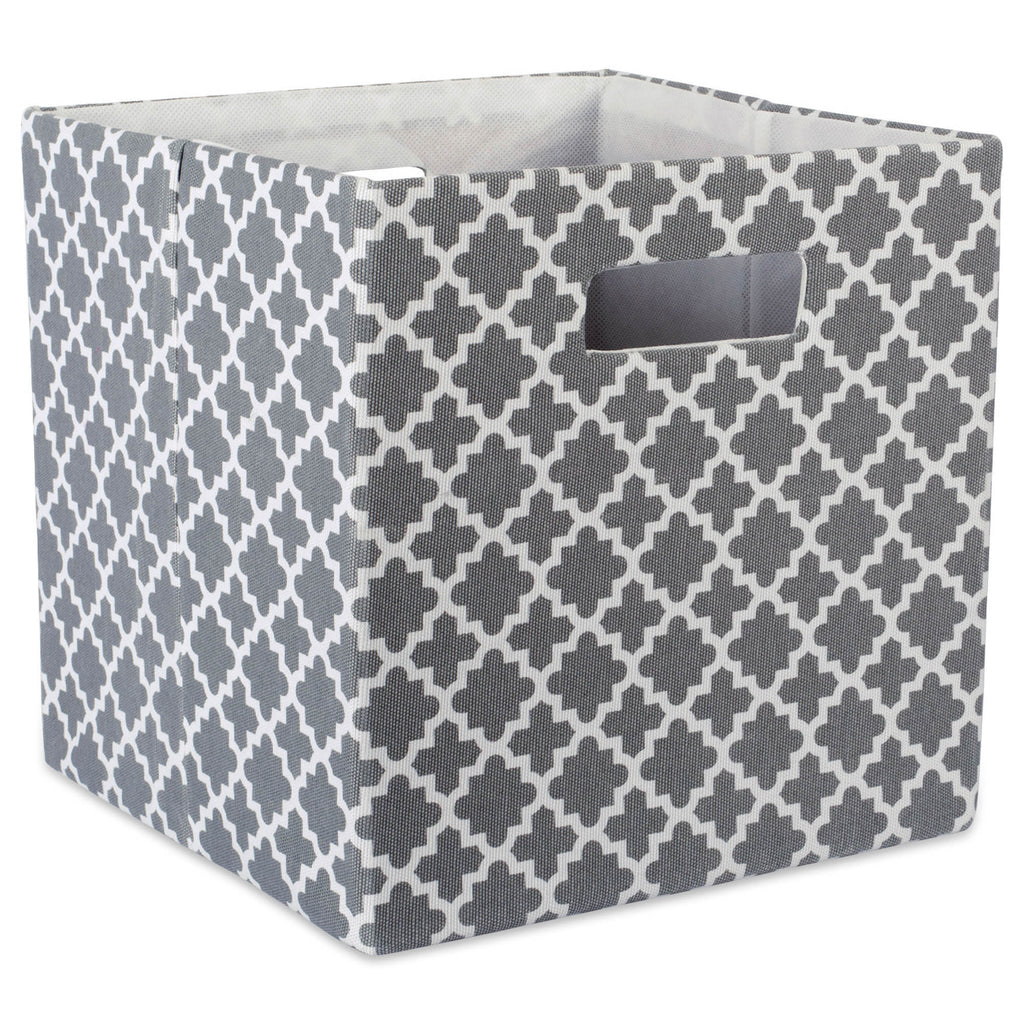 Polyester Cube Lattice Gray Square 13 x 13 x 13