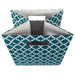 Polyester Cube Lattice Teal Square 13 x 13 x 13