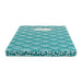 Polyester Cube Waves Teal Square 13 x 13 x 13