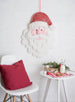 Hanging Foam Santa With Red Hat