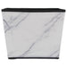 Laundry Bin Marble White Trapezoid Assorted
