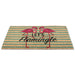 Lets Flamingle Doormat